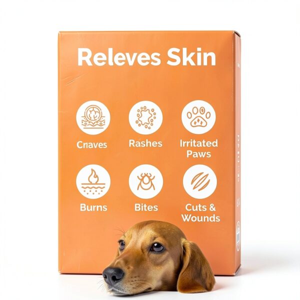 Hot Spot & Itch Relief Skin Cream for Dogs & Cats | Fast & Lasting Relief | Treats the Source | Natural Ingredients & Colloidal Silver | Vet-Recommended | Safe & Non-Toxic | Made in USA (2oz)-1