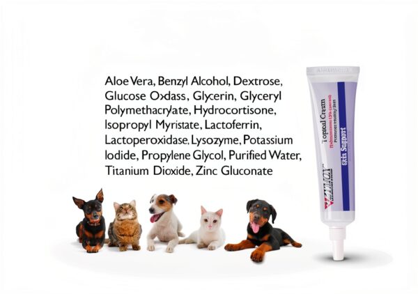 Zymox Topical Cream 0.5% Hydrocortisone for Dogs & Cats 1oz Relief-3