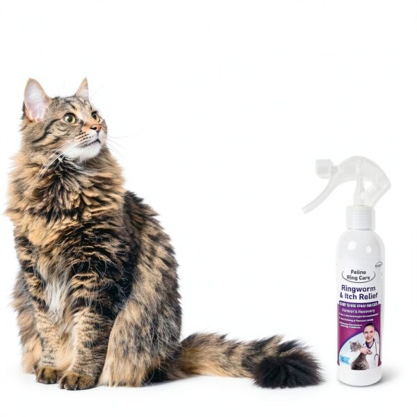 Feline Ring Care FlexTran Remedy Spray 8 oz Ringworm Mange Control-6