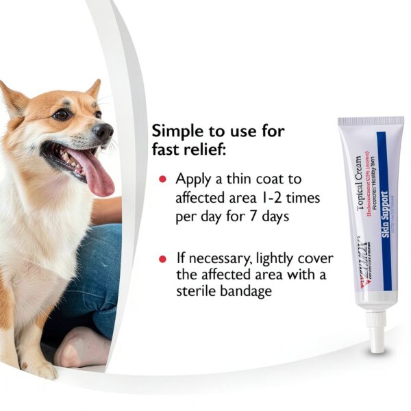 Zymox Topical Cream 0.5% Hydrocortisone for Dogs & Cats 1oz Relief-4
