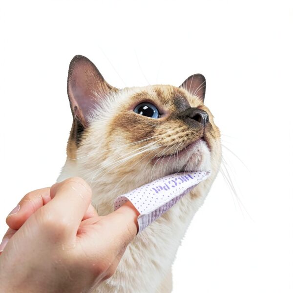 HICC PET Cat Chin Acne Finger Wipes – Enzyme Care, 50pcs Unscented-4