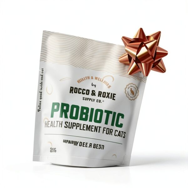 Rocco & Roxie Cat Probiotics for Digestive Health, Chicken Flavored-1