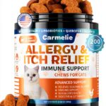 Cat Allergy Relief Chews Carmelie 200 Soft Chews Omega3 Probiotic-0
