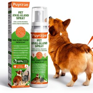 Dog Anal Gland Spray Puyrzoe Fast Relief Natural Soothing 4.06 fl oz-0
