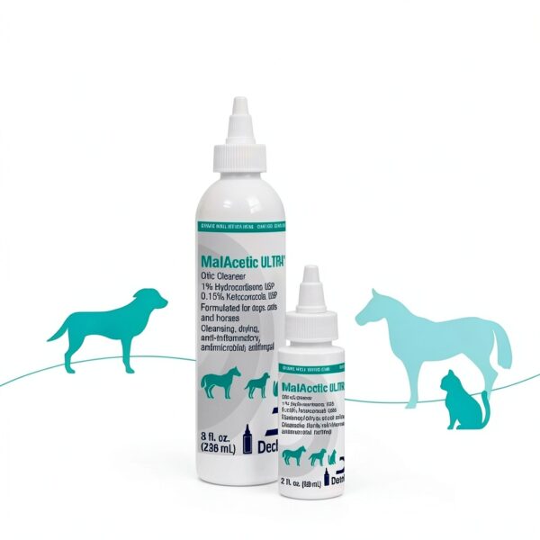 Otic Cleanser 2 oz for Dogs Cats Horses by Dechra – Itch Relief-4