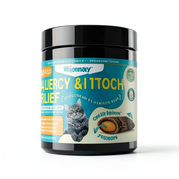 Cat Allergy Relief Woyamay 500 Crunchy Chicken Chews for Itchy Skin-7