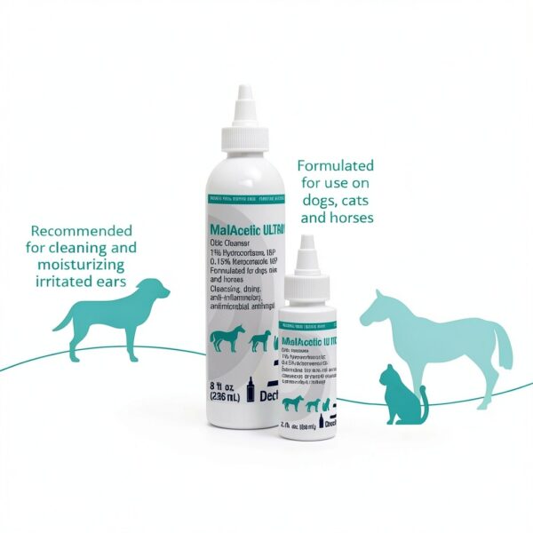 Otic Cleanser 2 oz for Dogs Cats Horses by Dechra – Itch Relief-5