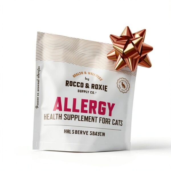 Rocco & Roxie Seasonal Allergy Relief for Cats, Cat Supplements & Vitamins, Probiotics to Support Gut Health, Fish Oil for Skin, Sneezing & Itching from Seasonal Allergies, Tart Cherry Immune Support-1