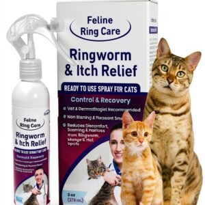 Feline Ring Care FlexTran Remedy Spray 8 oz Ringworm Mange Control-0